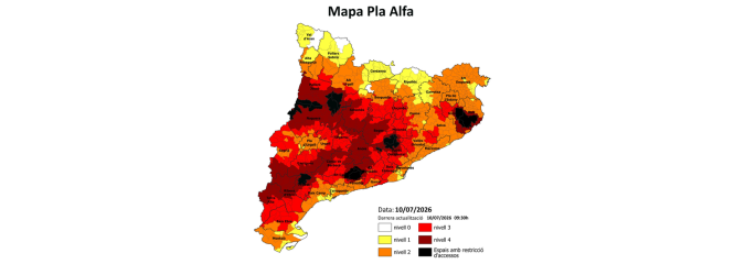 Pla Alfa 3 | Accessos al Santuari oberts - Camins de muntanya tancats